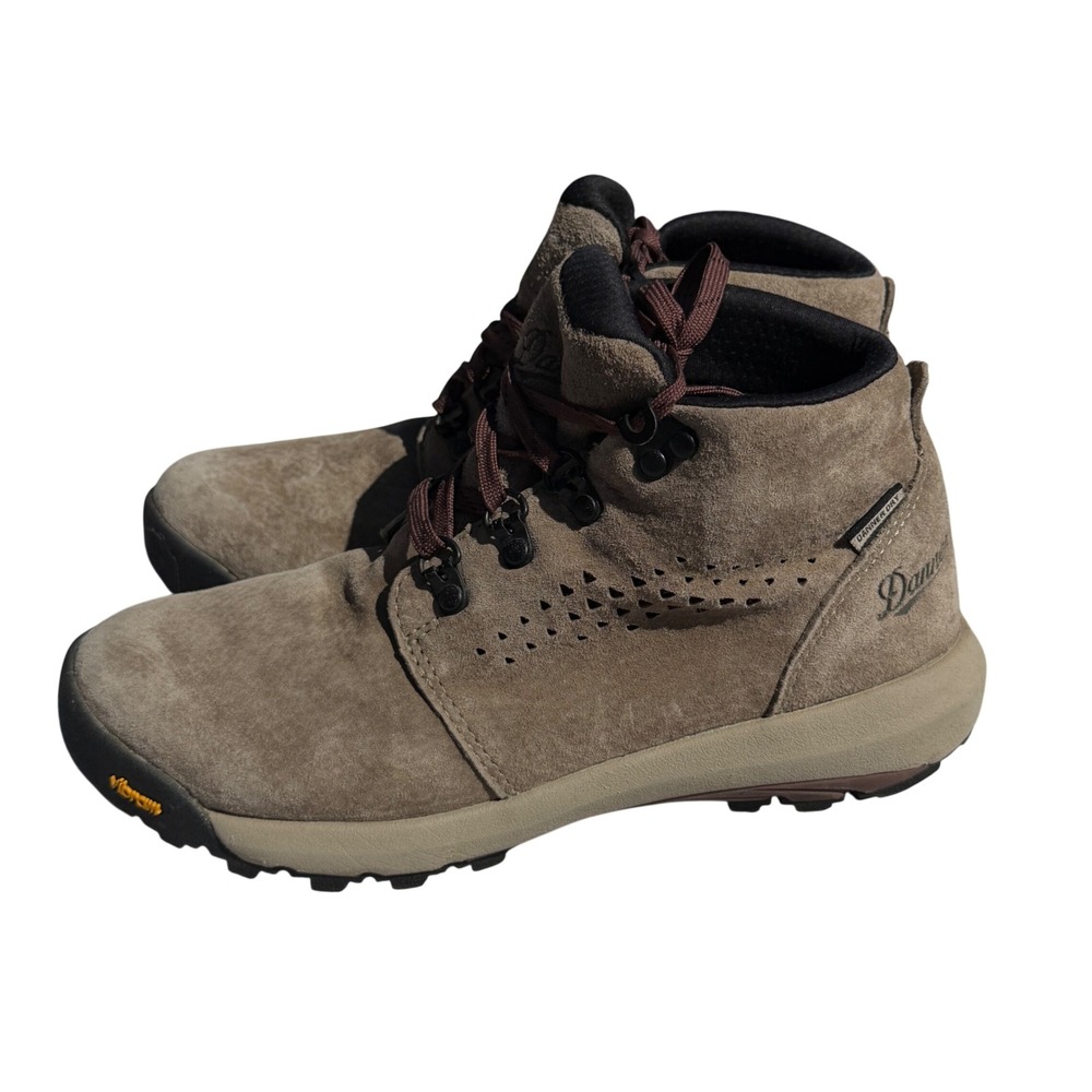 Danner Inquire Chukka Women 6.5 Gray Plum Good Waterproof Suede Hiking Boots